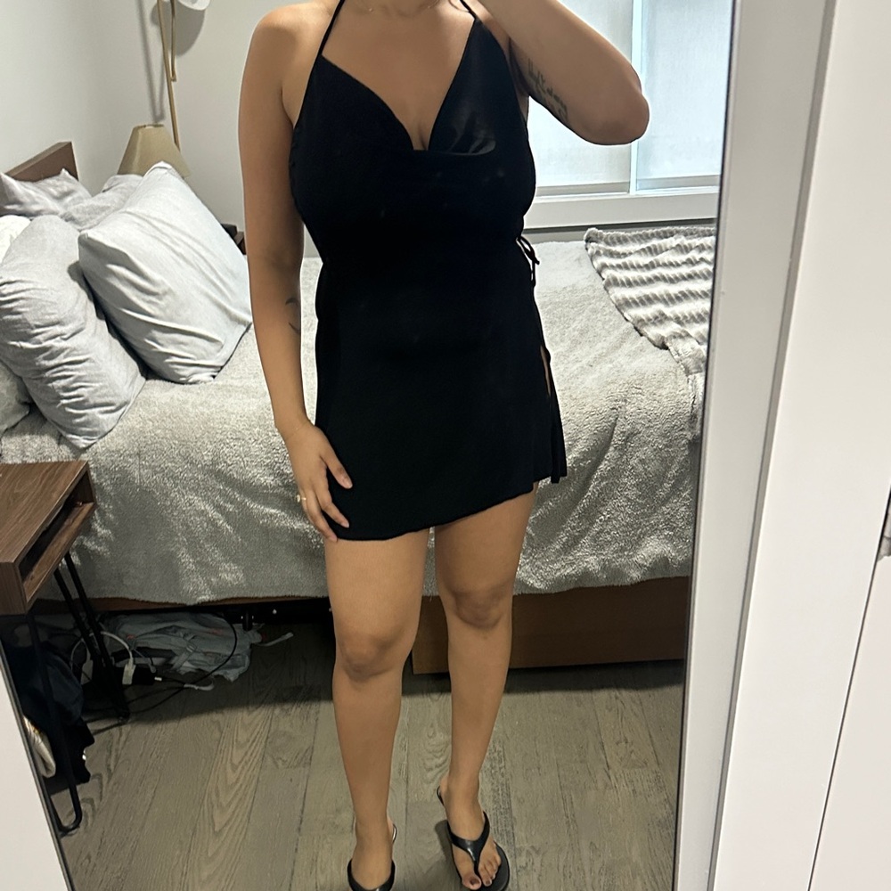 Danielle Guizio Cowl Neck Dress